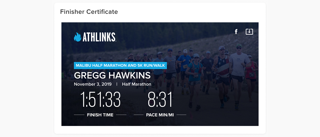 2019 Malibu Half Marathon & 5k Run/Walk Results